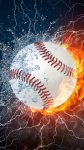 Cool Baseball iPhone X Wallpaper