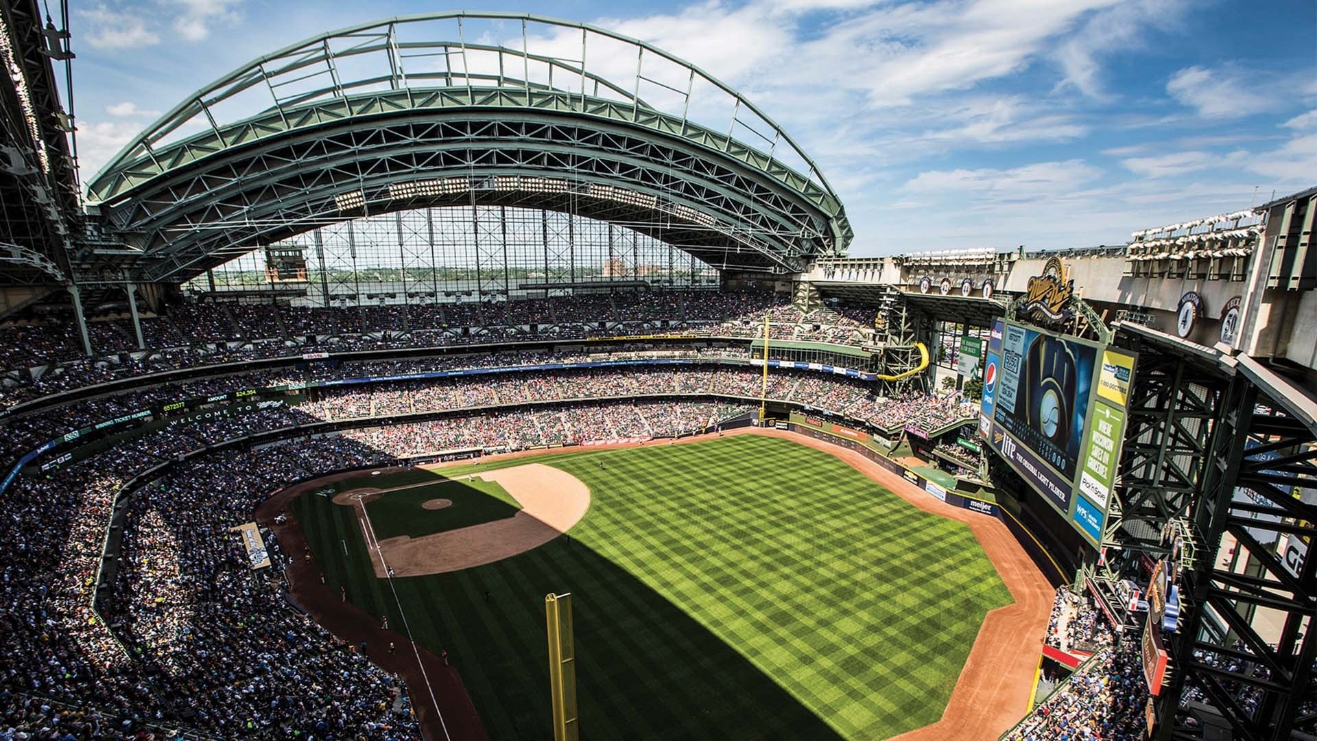 Milwaukee Brewers Stadium Wallpaper HD With high-resolution 1920X1080 pixel. You can use this wallpaper for Mac Desktop Wallpaper, Laptop Screensavers, Android Wallpapers, Tablet or iPhone Home Screen and another mobile phone device